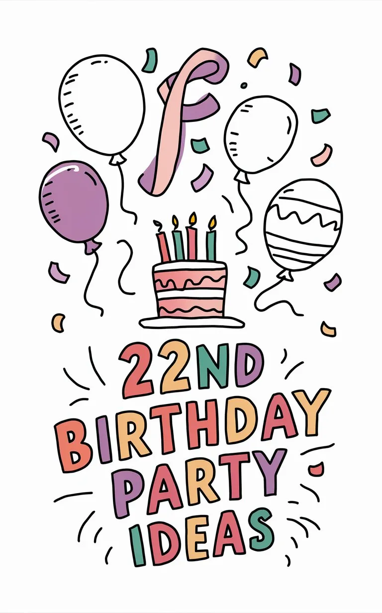 17 Thrilling 22nd Birthday Party Ideas: Double Twos With Double Fun