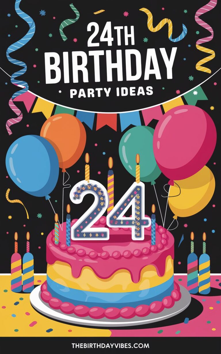 15 Trendy 24th Birthday Party Ideas: Celebrating Before Quarter Life