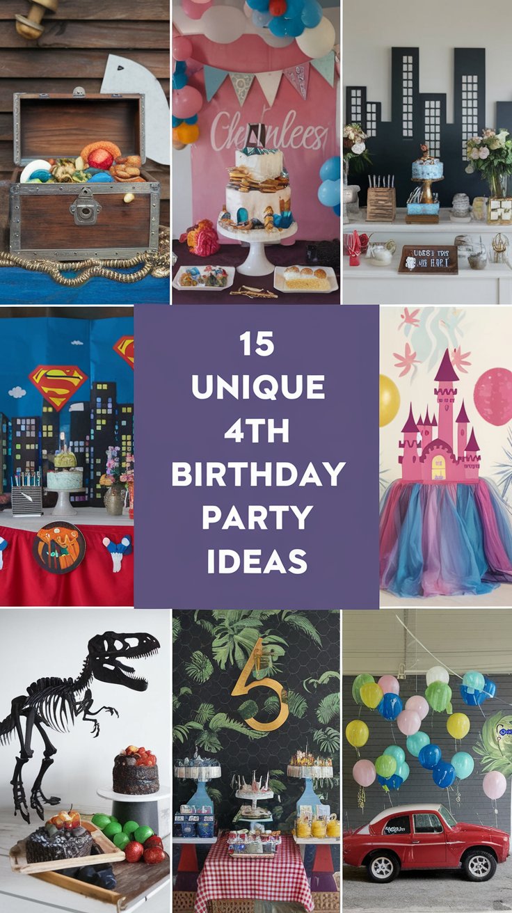 Unique 4th Birthday Party Ideas