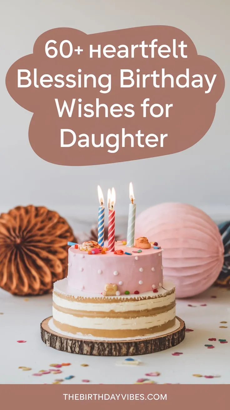 60+ Blessing Birthday Wishes for Daughter
