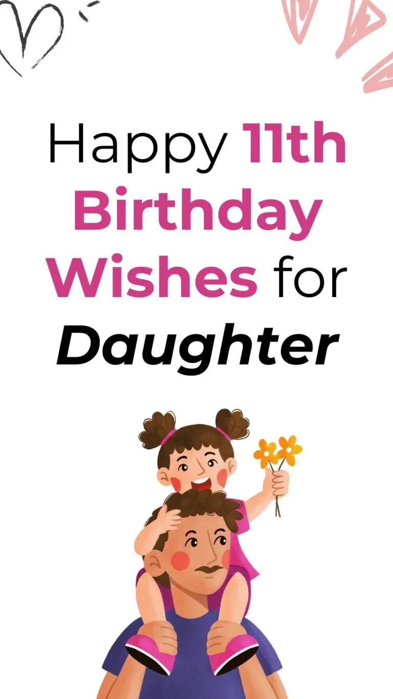 Happy 11th Birthday Wishes for Daughter
