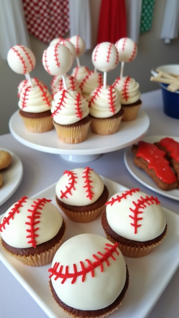 baseball inspired sweet creations