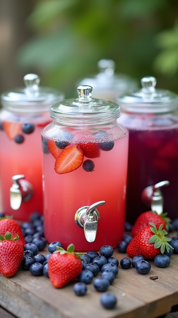 berry infused beverage creations