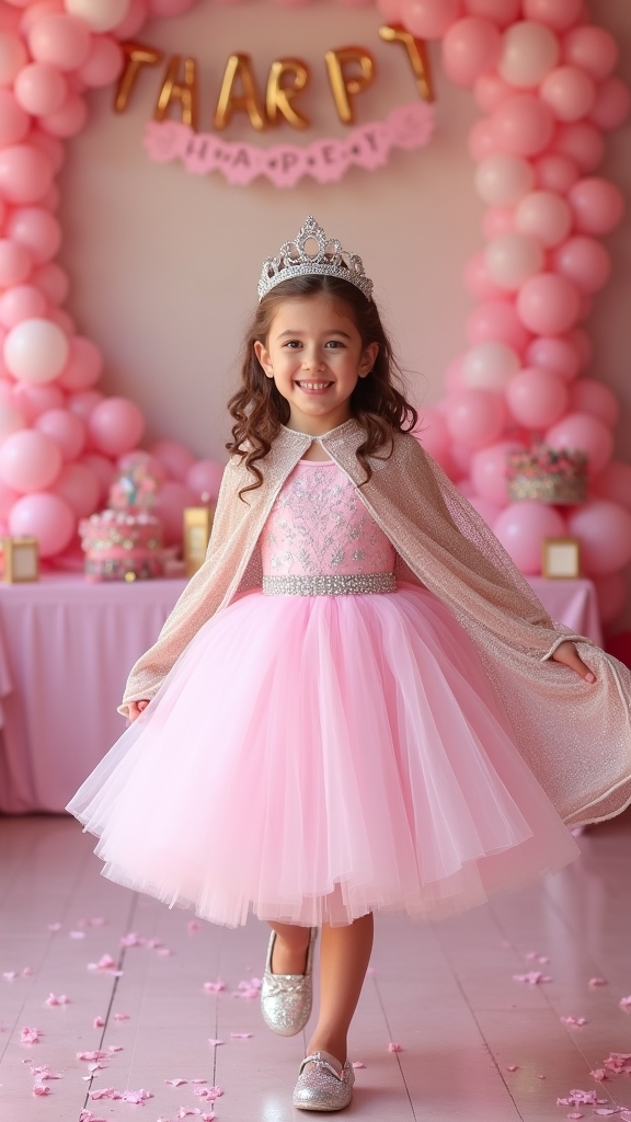 birthday princess attire selection