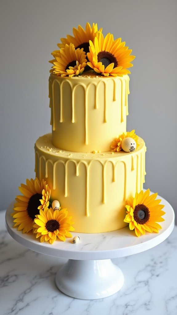 bright floral dessert delight