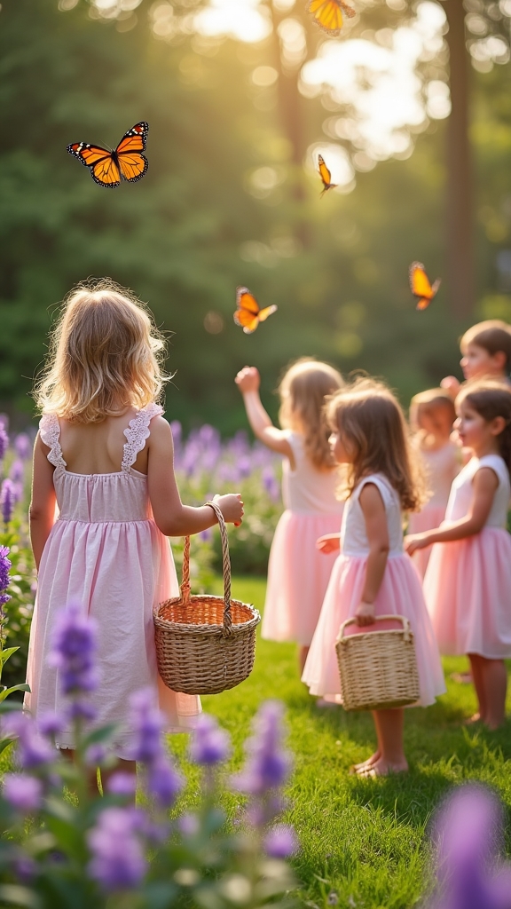 butterflies released in nature