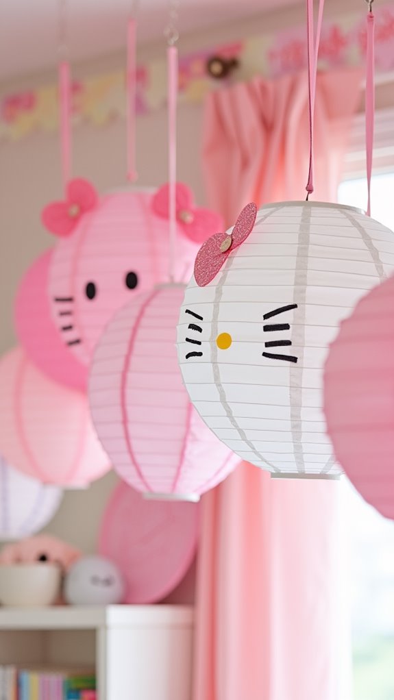 character themed paper lanterns