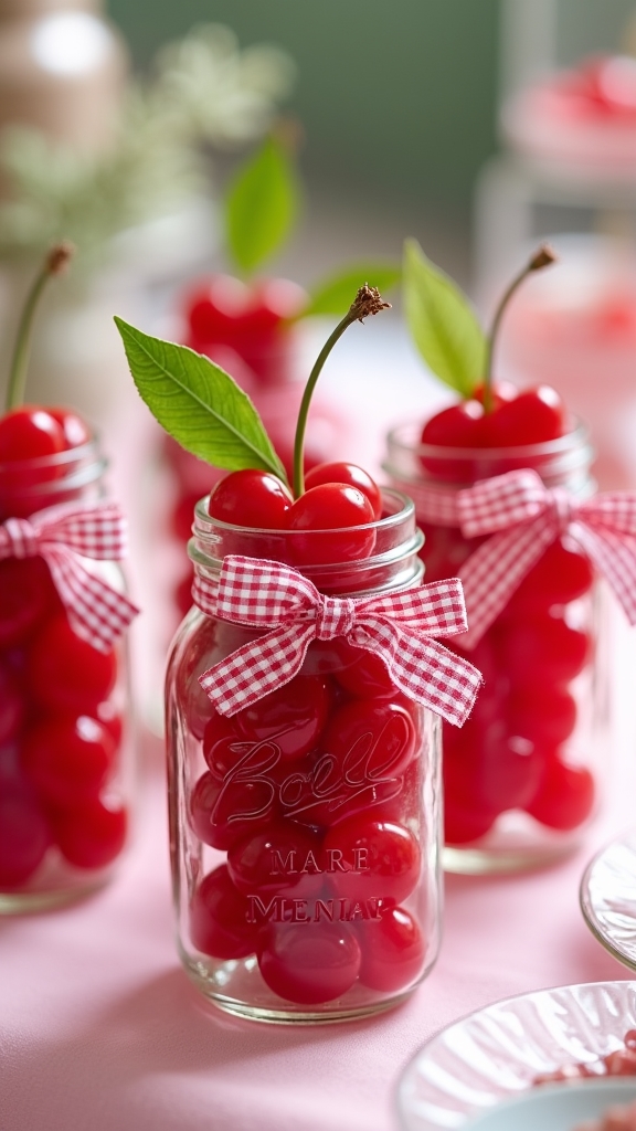 cherry themed party favors ideas