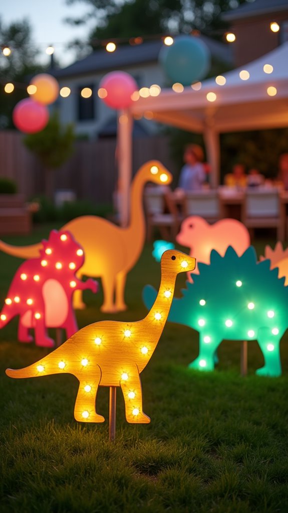 dinosaur party signage design