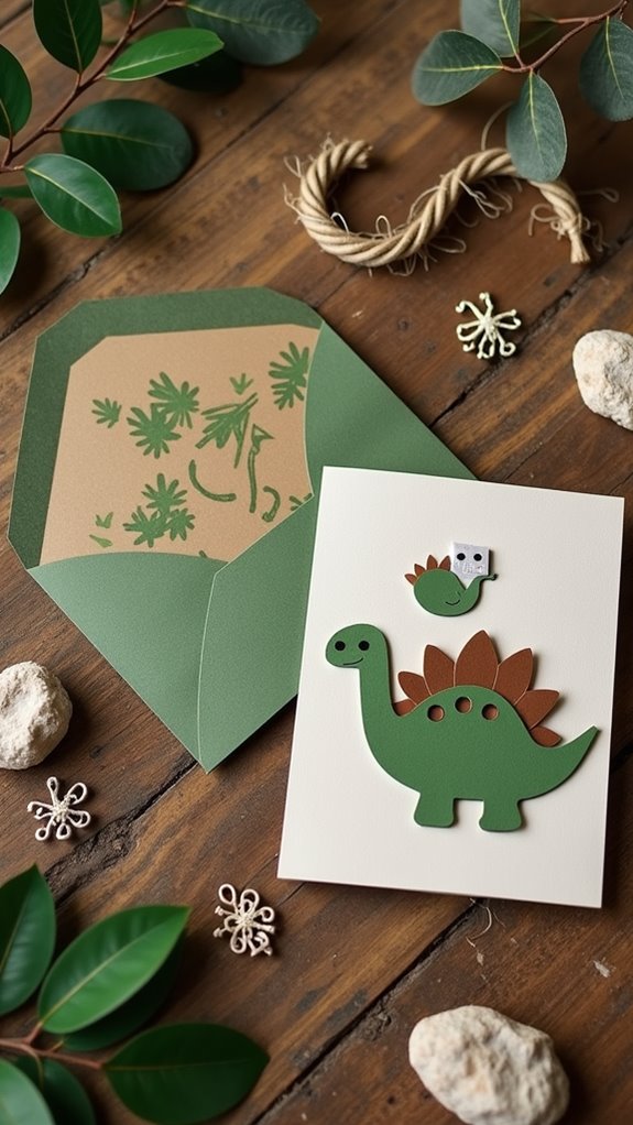 dinosaur themed invitation crafting tips