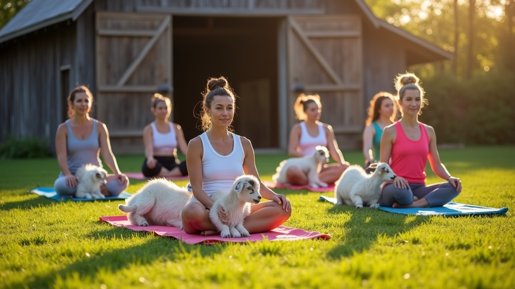 goat yoga experience houston