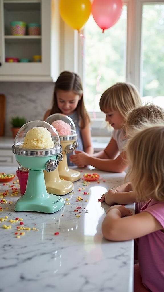 interactive ice cream demonstrations