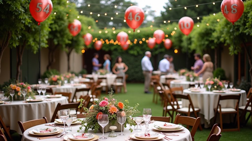 jazz brunch in garden