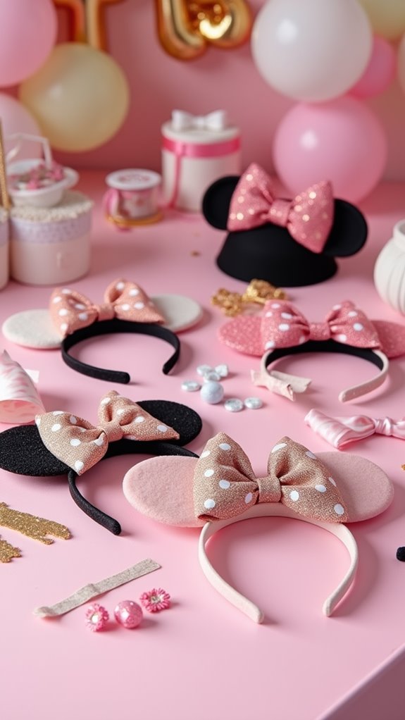 minnie ears crafting station