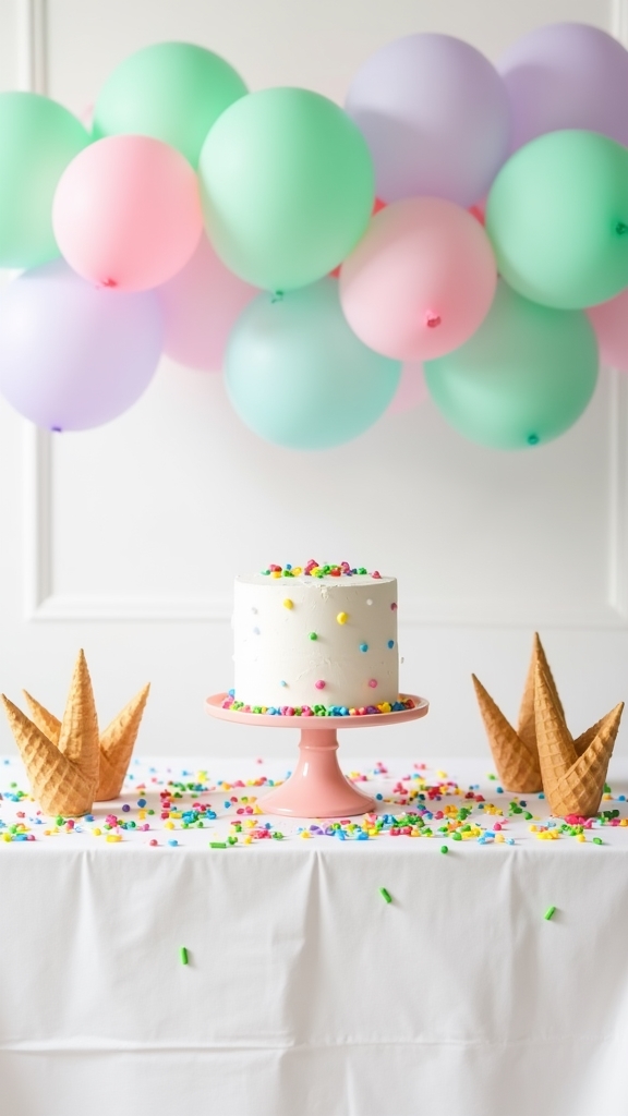 pastel sprinkles decoration ideas