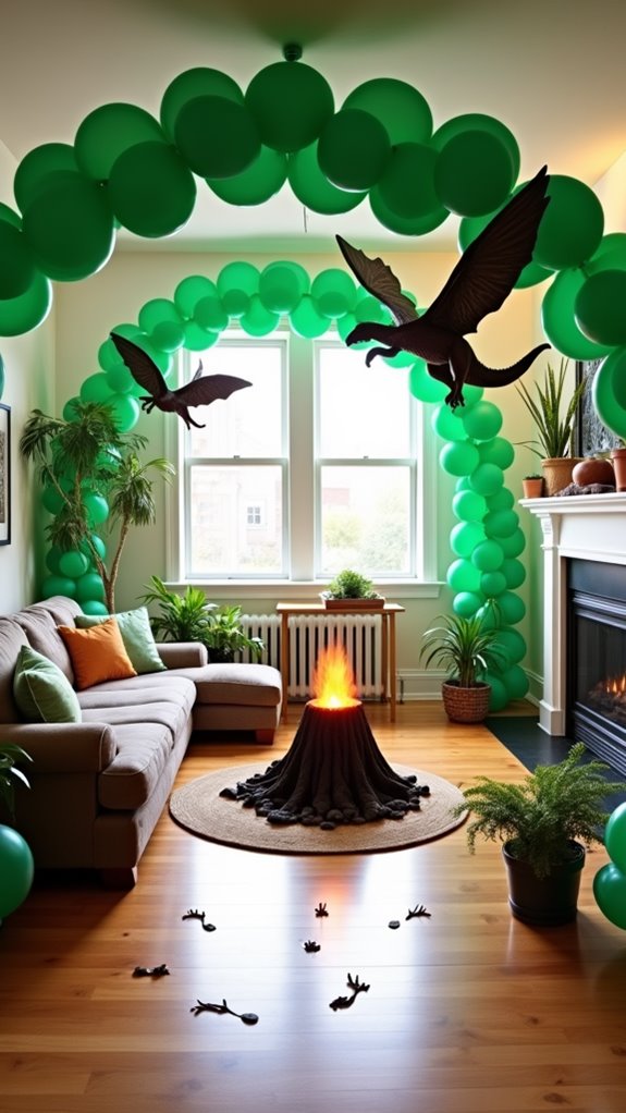 prehistoric themed party decorations