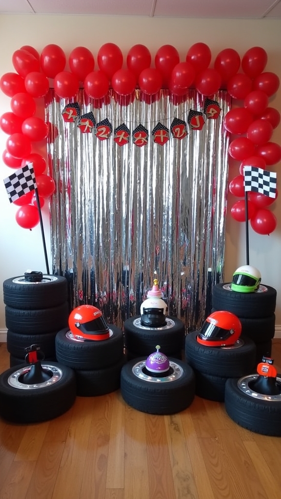 race car photo booth