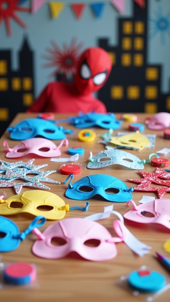 superhero mask creation station