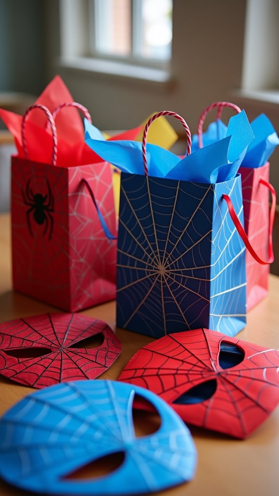 superhero themed party bags