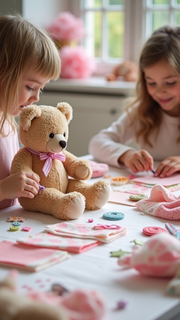 teddy bear crafting event