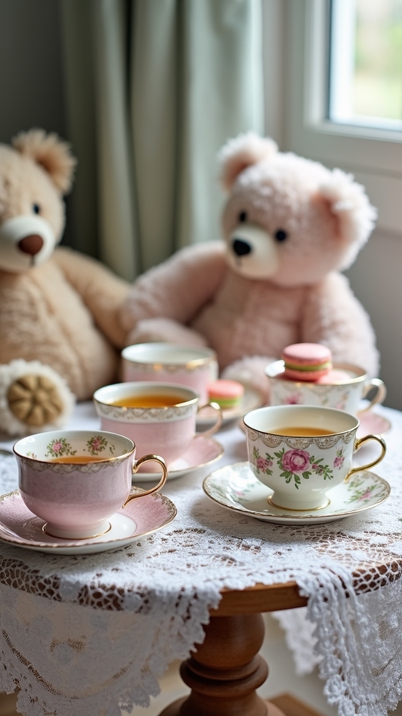 teddy bear tea gathering