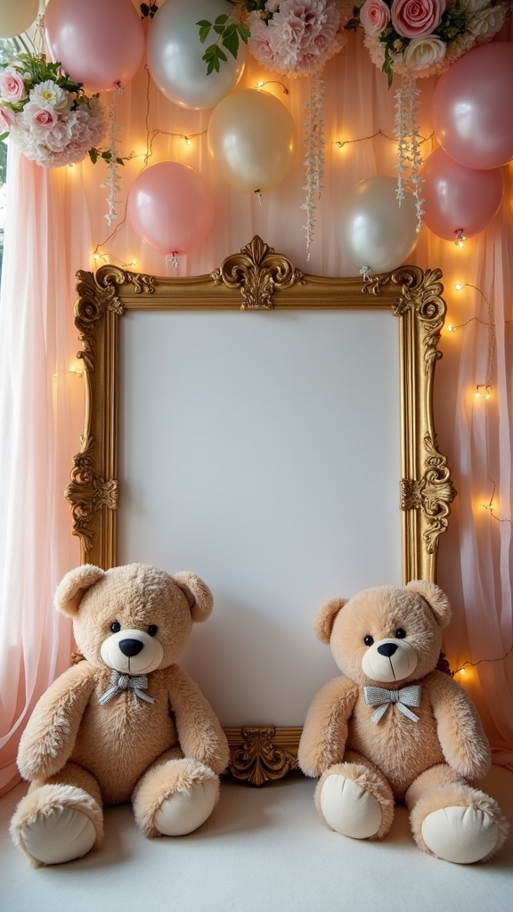 teddy bear themed props