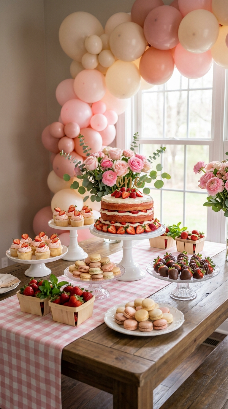 17 Sweet Strawberry 1st Birthday Party Theme Ideas: A Berry Special ...