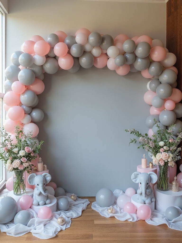 backdrop and props arrangement