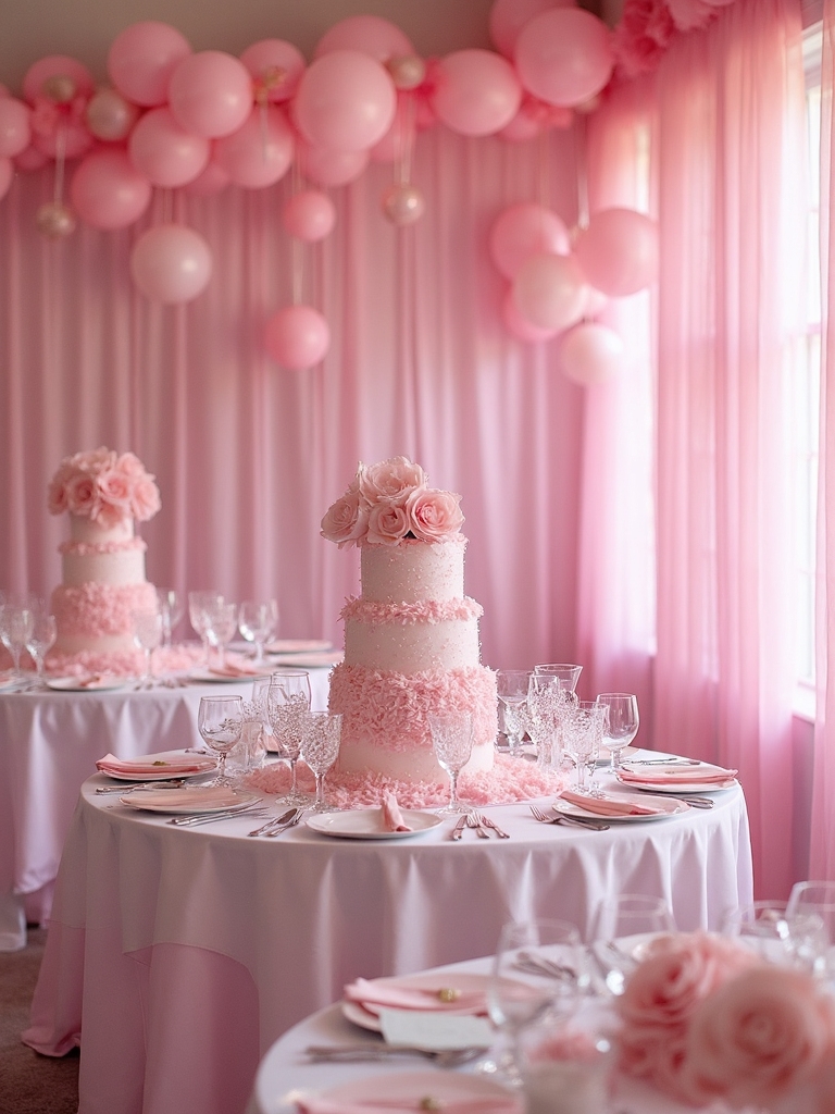 ballerina themed pink event