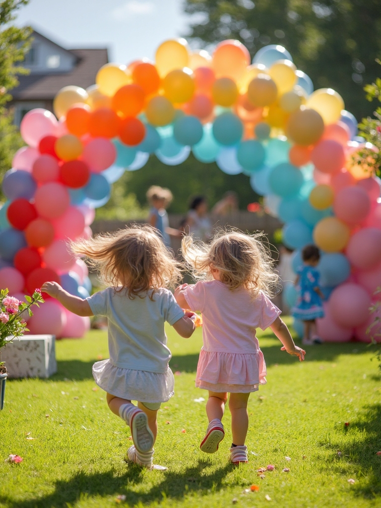 balloons relay race fun