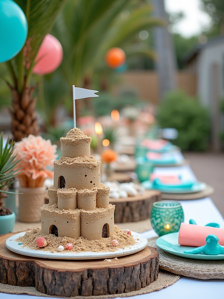 beach themed birthday celebration