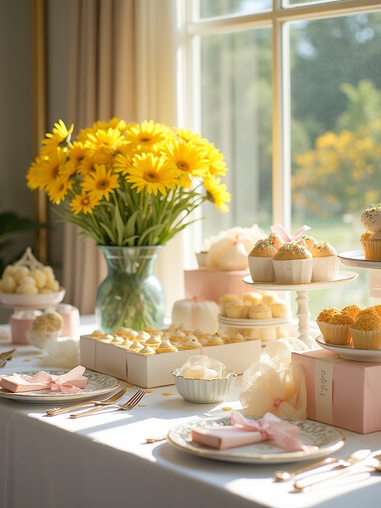 blooming gift table display