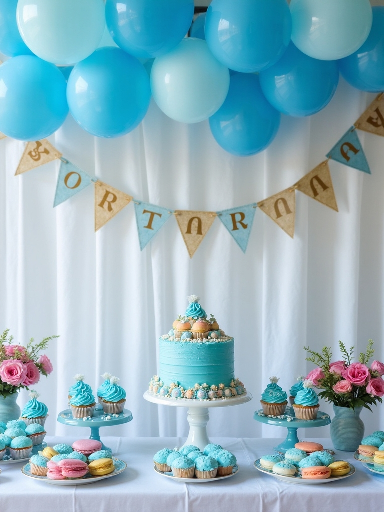 bluey inspired dessert table