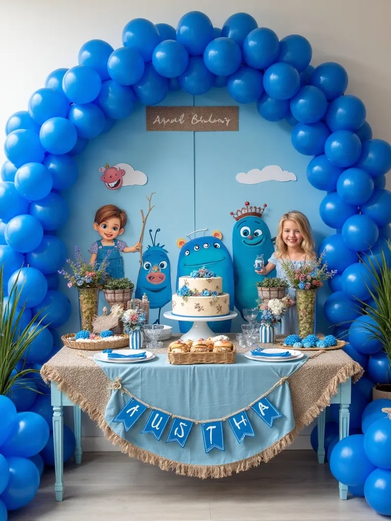 bluey themed birthday celebration