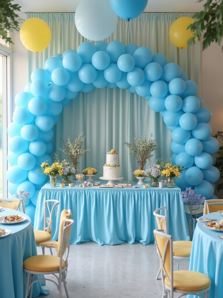 bluey themed magical celebration setup