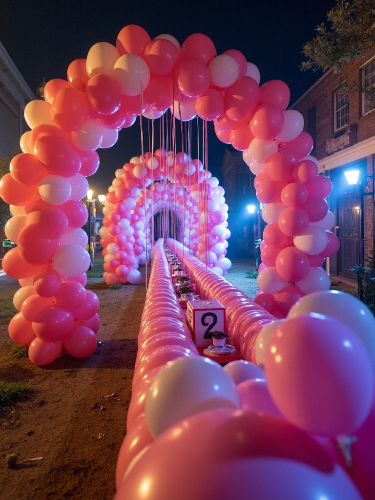 bursting balloons for fun