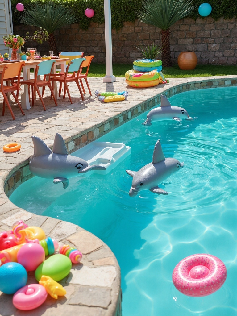 candy themed swimming adventure