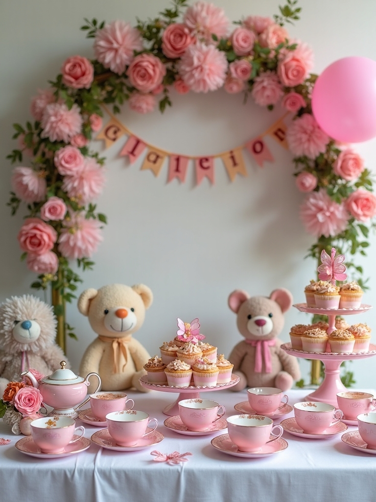 charming outdoor tea gathering