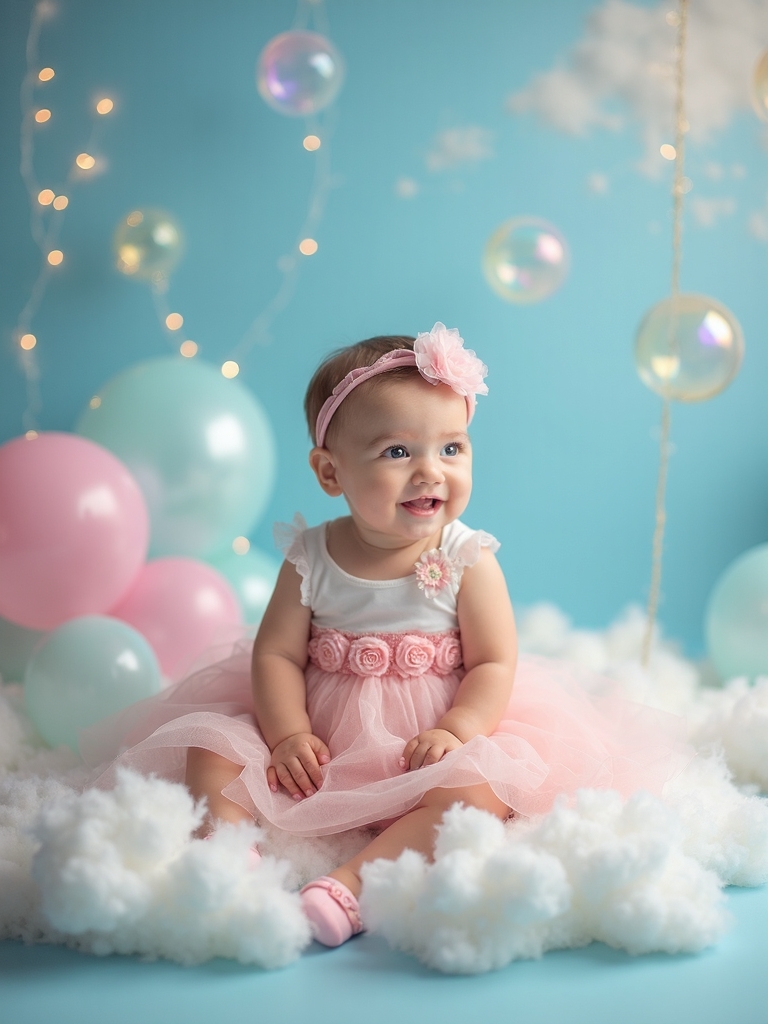 cloud filled whimsical journey
