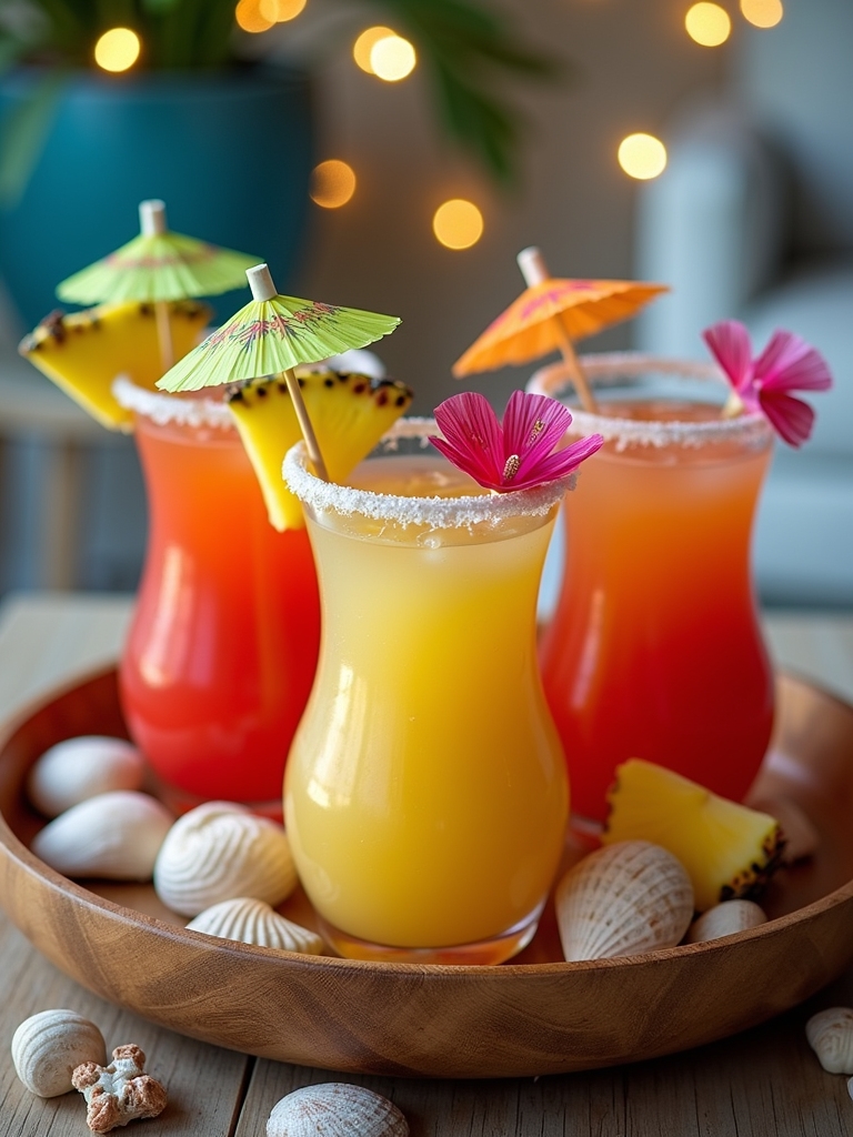 coastal inspired cocktail serving suggestion