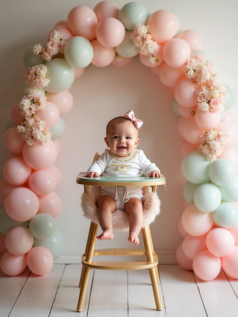 colorful balloon arch decorations