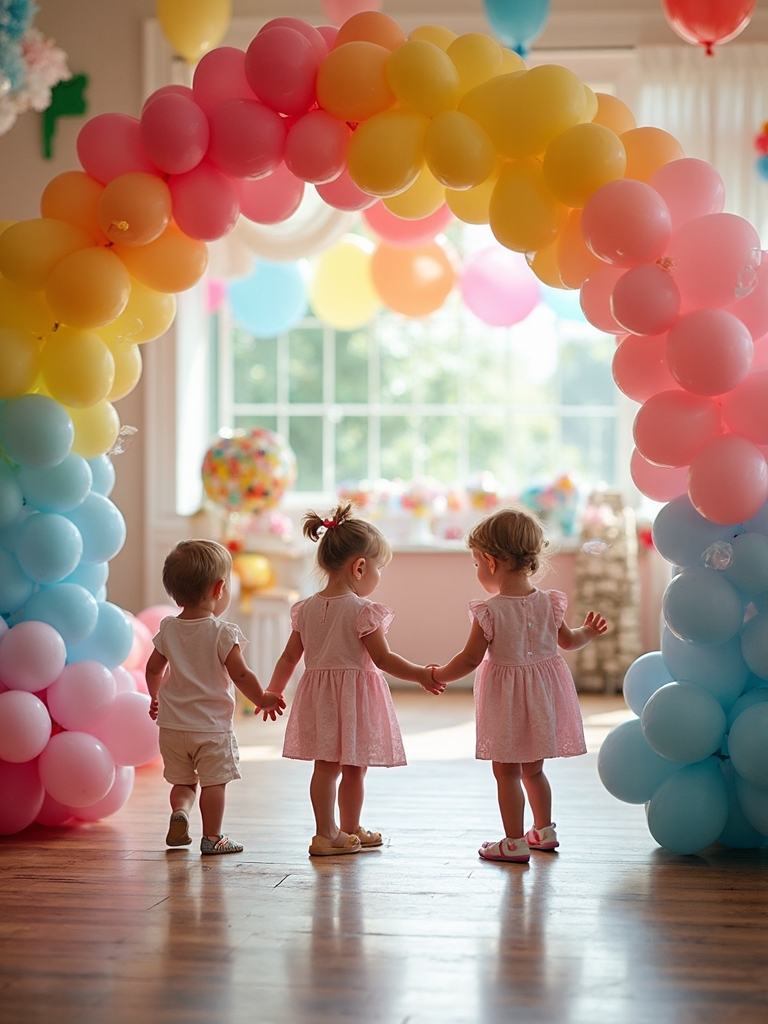 colorful balloon playtime fun