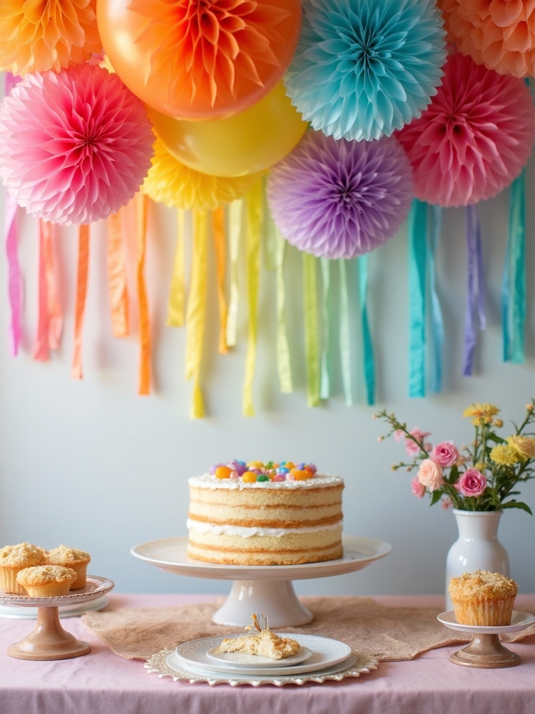 colorful paper decorations trend