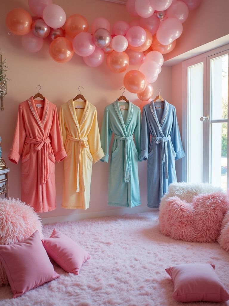 colorful relaxation and pampering