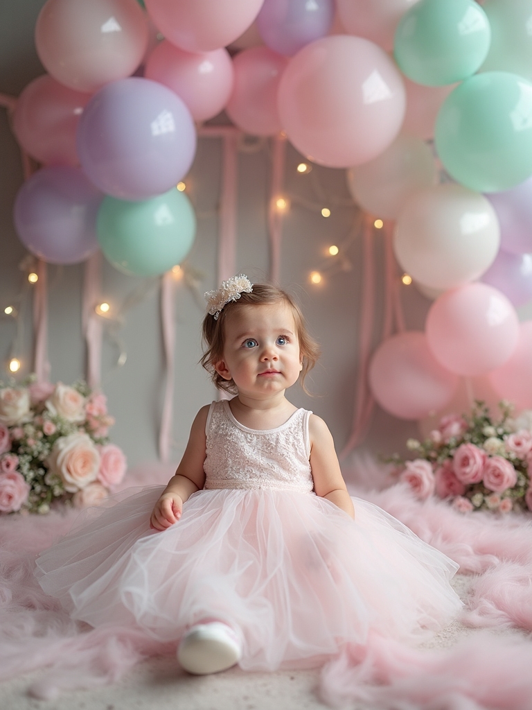 colorful sky filled balloons