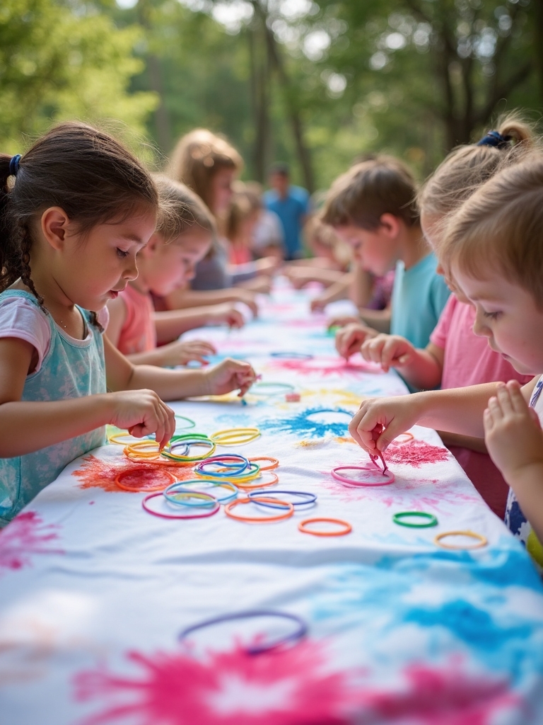 create vibrant tie dye shirts