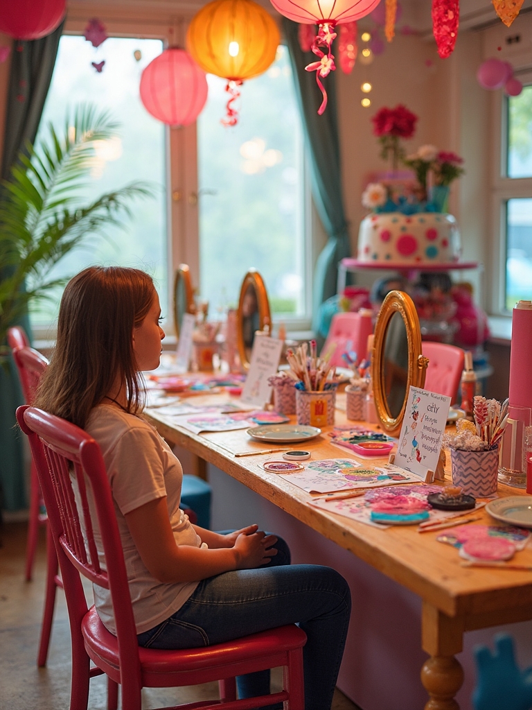 creative face art station
