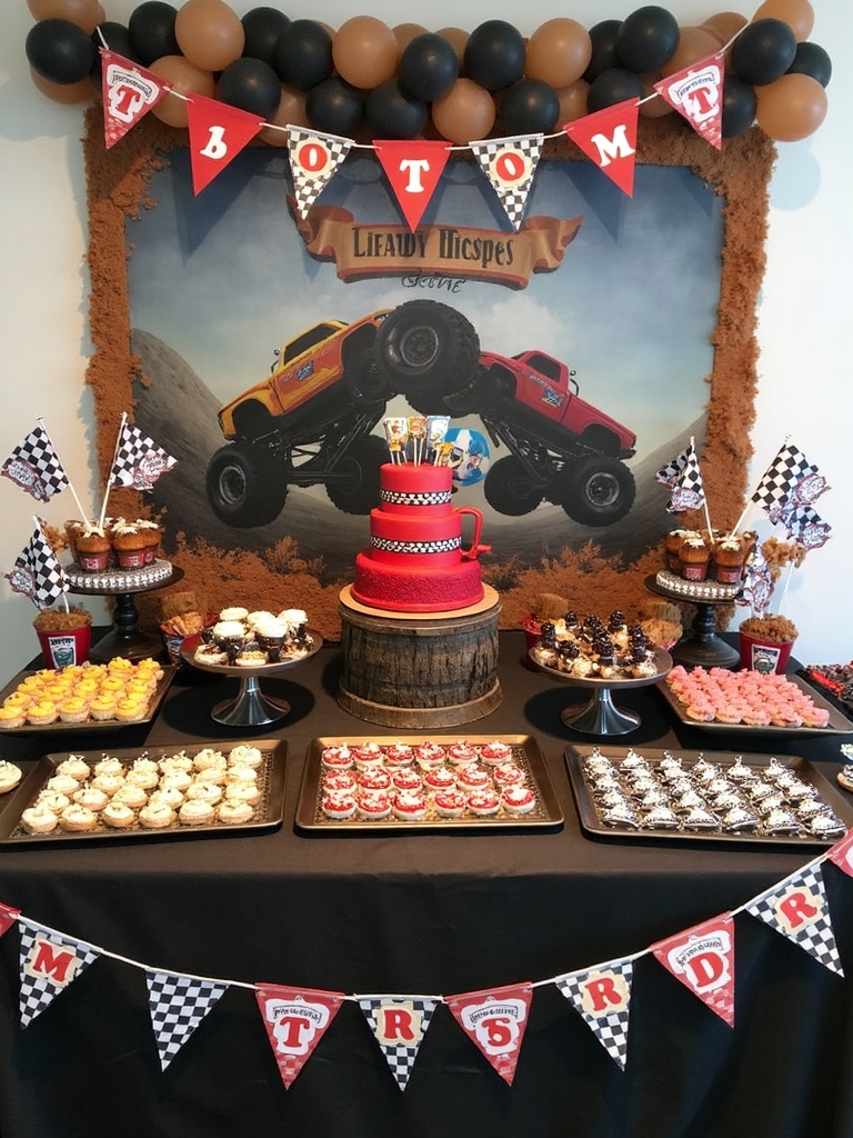 custom monster truck theme