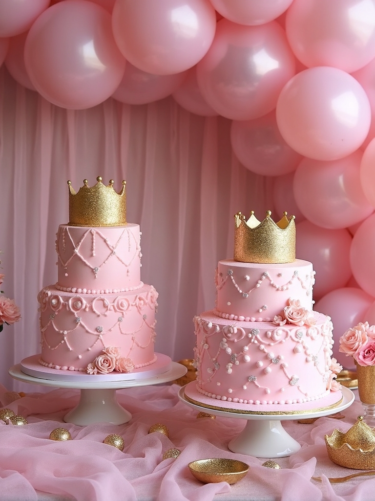 custom twin birthday cakes