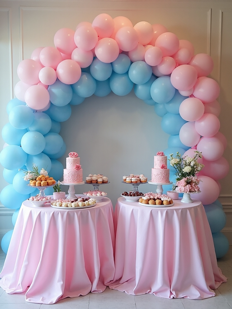 double dessert display setup